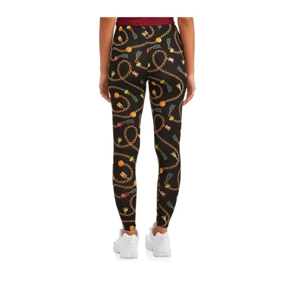 Christmas Gingerbread Charms Jewelry Leggings Size X-Large 15/17 No Boundaries - Picture 4 of 7